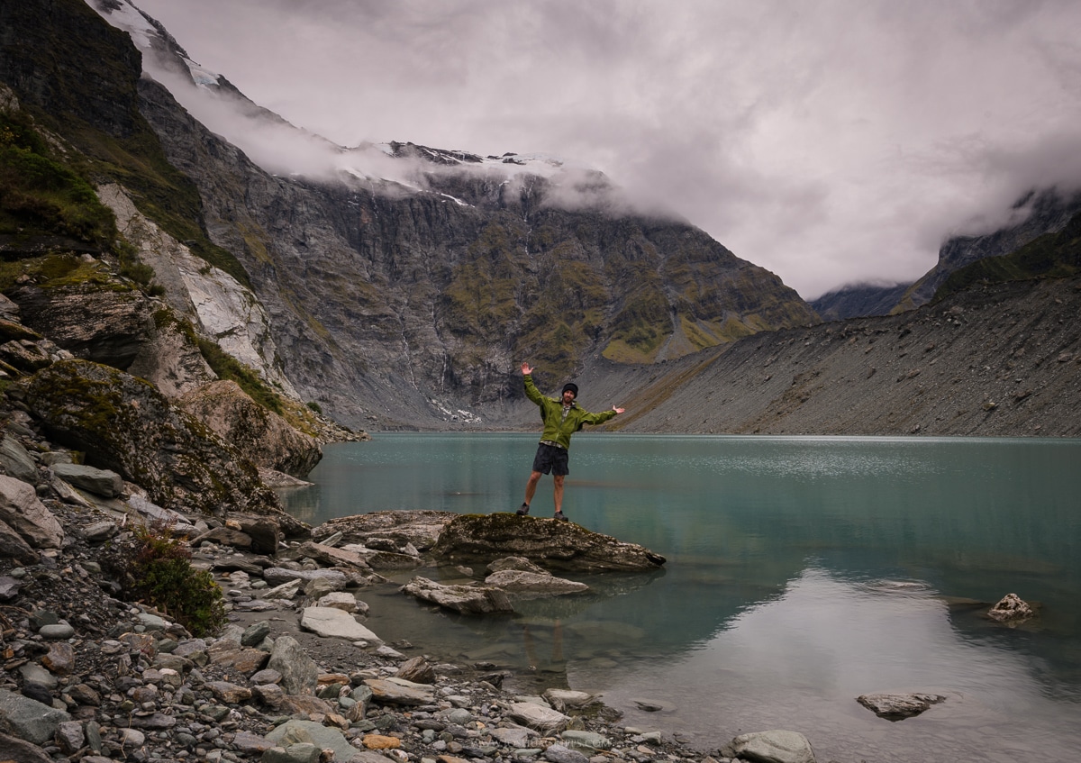Lucidus Lake under gloomy skies