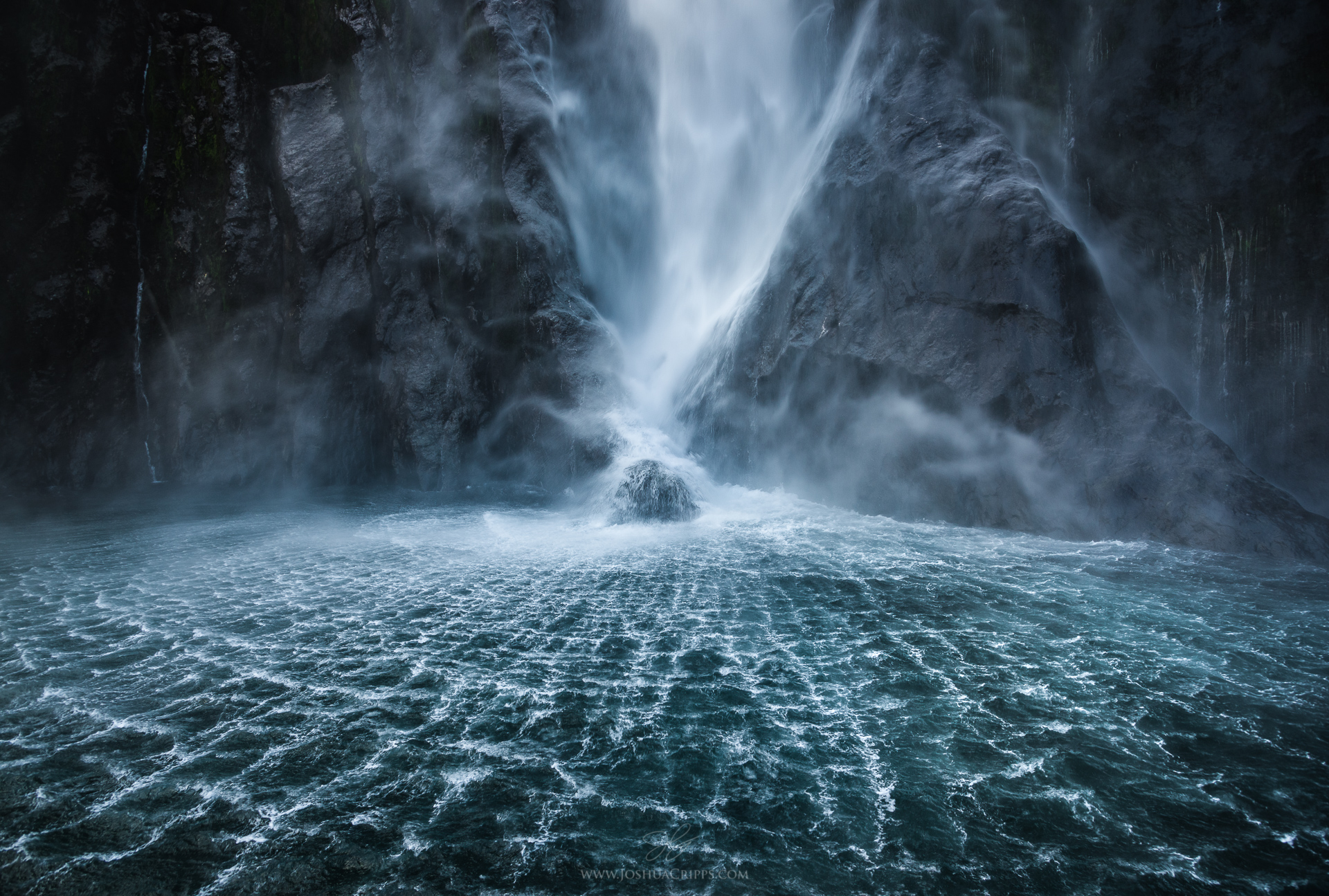 Stirling Falls, Milford Sound, New Zealand